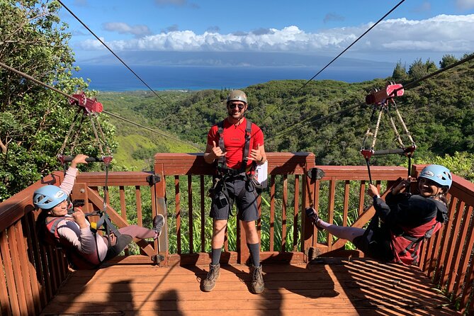 6 Dual-Zipline Mountain Adventure in Maui - How the guides handle nerves and families