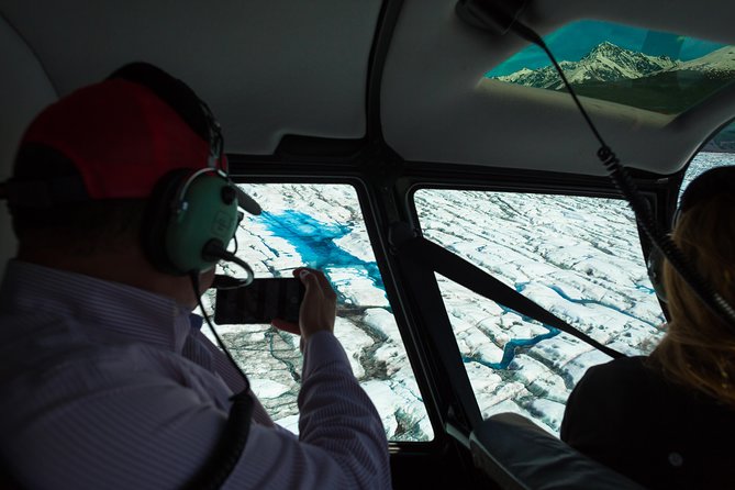 Alaska Helicopter and Glacier Dogsled Tour - ANCHORAGE AREA - The dogsled run on Troublesome Glacier