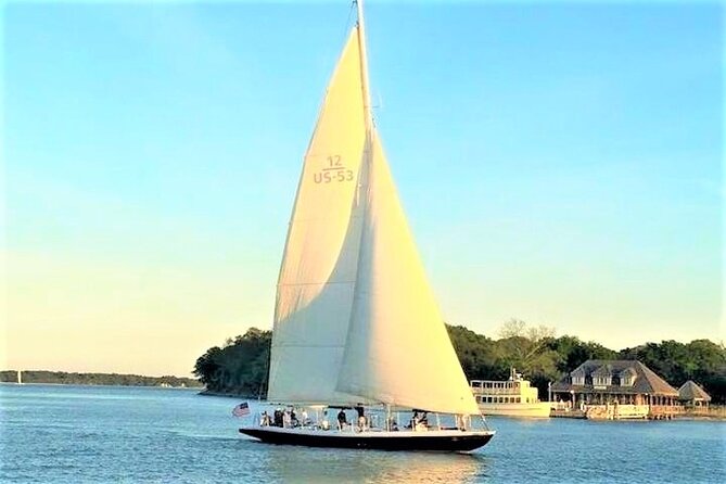 America's Cup 12-Meter Yacht Afternoon Sail from Hilton Head - Helping Raise the Sails and Steer