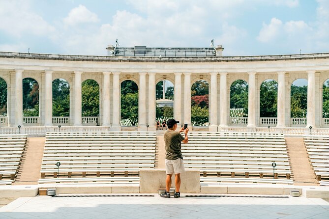 Arlington National Cemetery Walking Tour & Changing of the Guards - The USS Maine Mast Memorial and overlooked landmarks