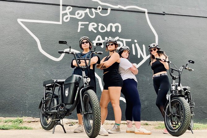 Austin Biker Gang E-Bike Tour - Doug Sahm Hill and the Long Center view
