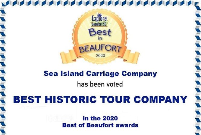 Beaufort’s #1 Horse & Carriage History Tour - Churches, Homes, Parks, and Film Locations