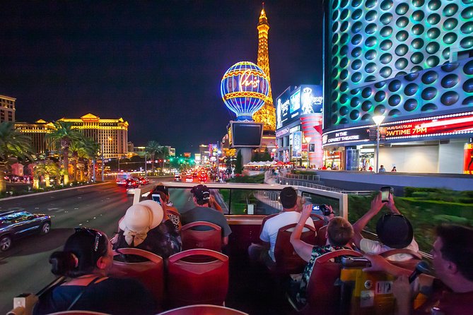 Big Bus Las Vegas: Sightseeing Night Tour by Open-Top Bus - Stop #2 at the High Roller loading zone