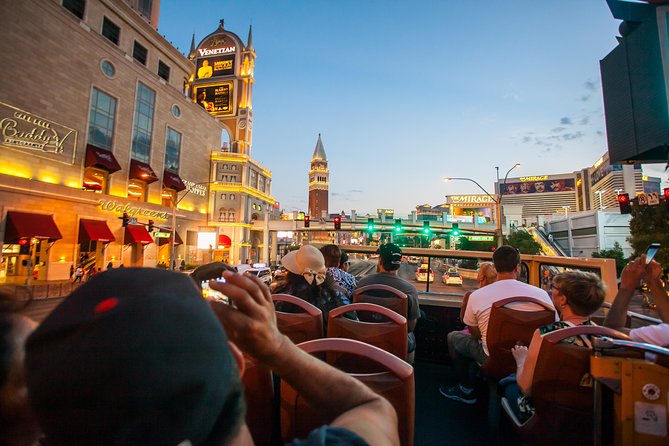 Big Bus Las Vegas: Sightseeing Night Tour by Open-Top Bus - Bellagio fountains and Las Vegas light shows