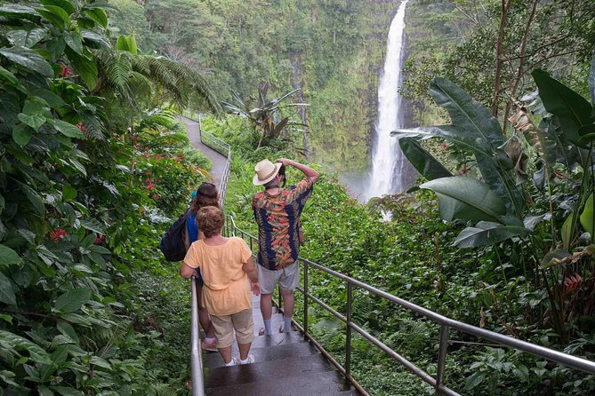 Big Island in a Day: Volcanoes Waterfalls Sightseeing and History - Thurston Lava Tube and a walk inside old lava
