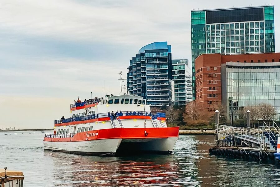 Boston: Boston Harbor Sunset Cruise - Boston Harbor from the water