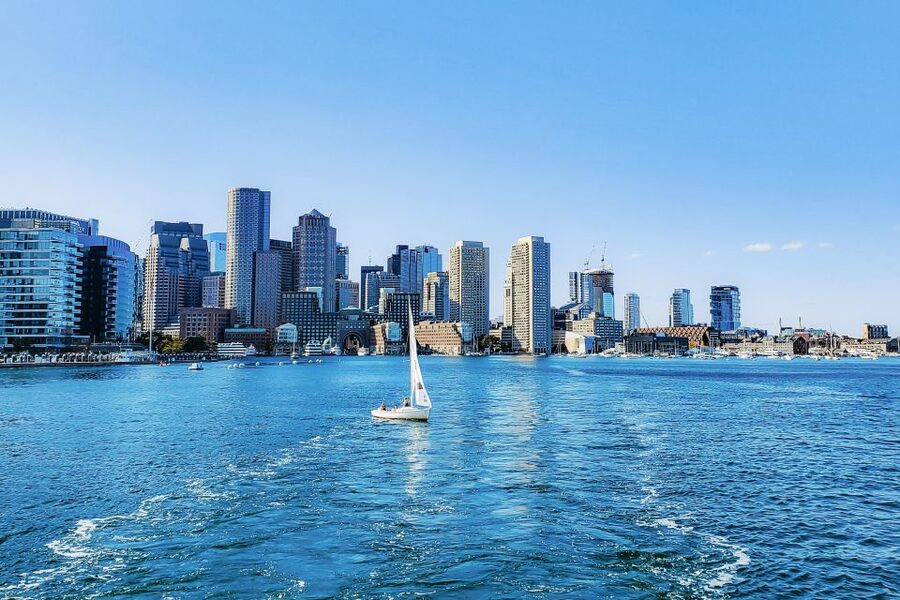Boston: Boston Harbor Sunset Cruise - Finding Massachusetts Bay Lines at Rowes Wharf