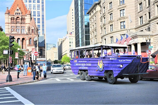 Boston Duck Boat Sightseeing City Tour with Cruise Along Charles River - TD Garden, the Zakim Bridge, and Modern Boston