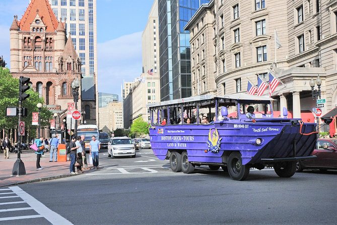 Boston Duck Boat Sightseeing City Tour with Cruise Along Charles River - Commentary, App Audio, and What You Actually Hear