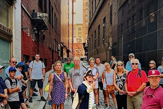Boston Freedom Trail Walking Tour with Costumed Guide - Samuel Adams, Faneuil Hall, and the statue with a flaw