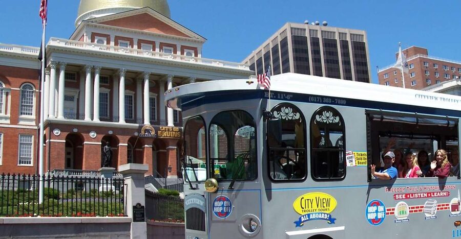 Boston: Hop-On, Hop-Off 20+ Stops Trolley Ticket - The waterfront, Aquarium, and Faneuil Hall