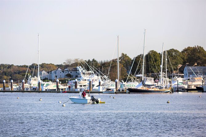 Boston to Plymouth Day-Trip including Quincy, Plimoth Patuxet and Mayflower II - Plymouth Rock and Harbor: a short landmark, then free time