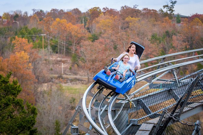Branson Alpine Mountain Coaster Ticket - Downhill turns and speed above 30 miles per hour