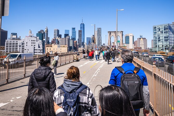 Brooklyn Bridge & DUMBO Food Tour: Local Eats & Landmarks - Walking onto the Brooklyn Bridge