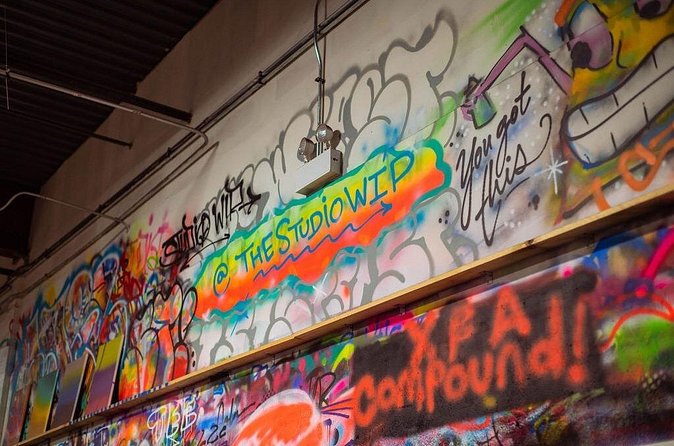 BYOB Spray Paint and Sip at Studio W.I.P. - Practical notes about paint, drinks, and comfort