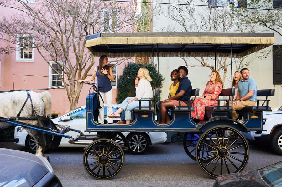 Charleston: Downtown Horse-Drawn Carriage Tour - Starting beside the big red barn