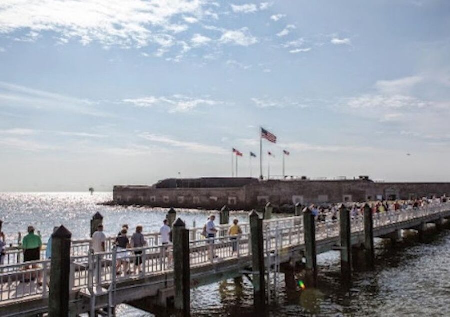 Charleston: Fort Sumter Entry Ticket with Roundtrip Ferry - Arriving at Fort Sumter National Monument