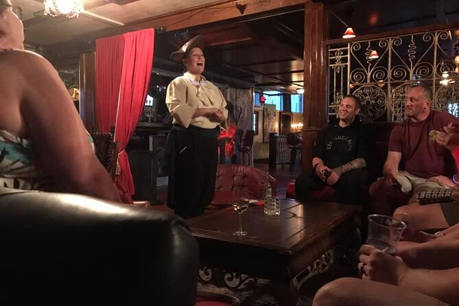 Charleston Haunted Booze and Boos Ghost Walking Tour - The Four Corners of Law after dark