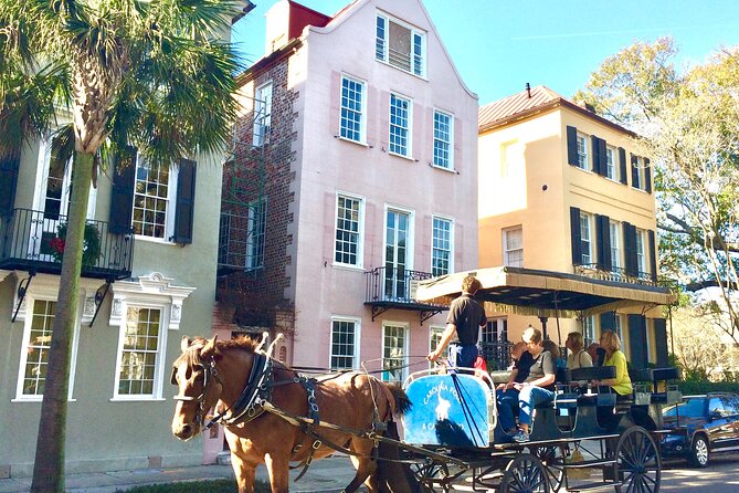 Charleston Horse & Carriage Historic Sightseeing Tour - Rainbow Row and Charleston’s famous house fronts