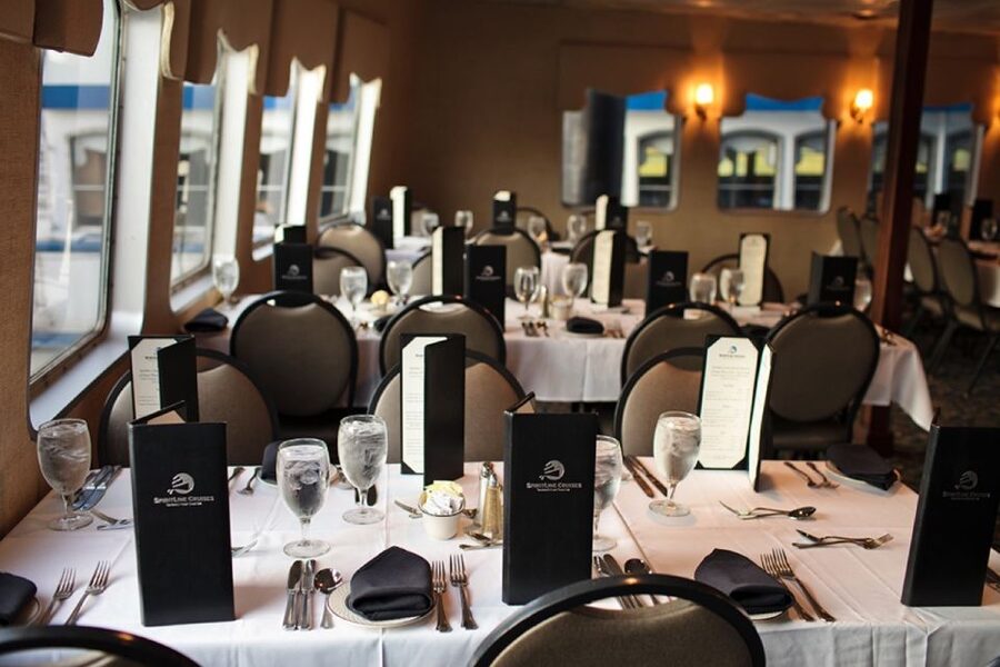 Charleston: Luxury Harbor Dinner Cruise - Music, sunset, and the full-service bar