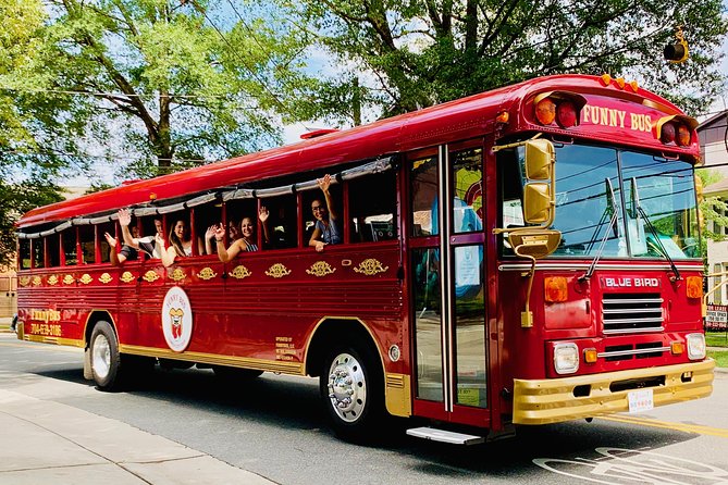 Charlotte FUNNY Historical Comedy City BUS Tour - South End, NoDa, and Charlotte beyond Uptown
