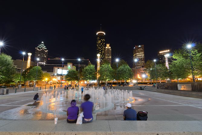 City Lights Atlanta Night-Time Tour with Photos & Dinner Stop - Jackson Street Bridge and the best skyline photograph