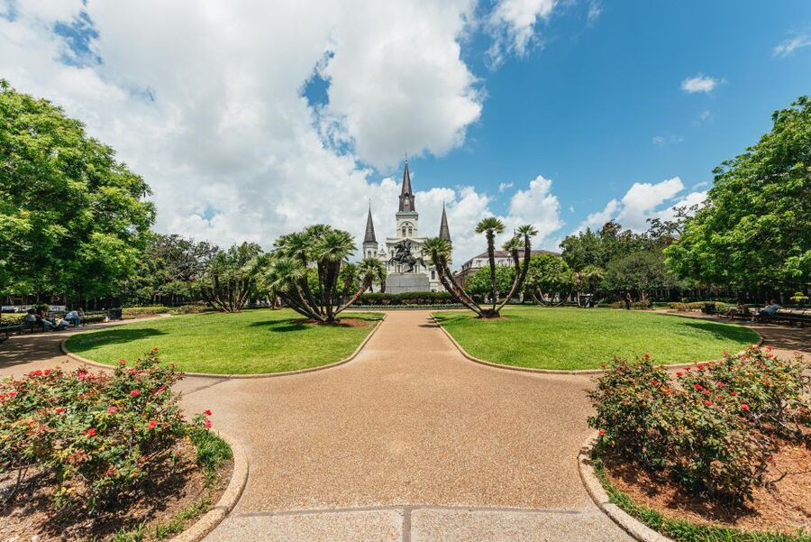 City Sightseeing New Orleans HOHO Bus Tour & Bookable Extras - Stops 5 to 7: Basin Street, Bourbon Street, and the riverfront side of downtown