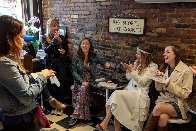 Cocktails & Cannoli: Boston's North End Dessert Tour - Three cocktails with a North End backdrop