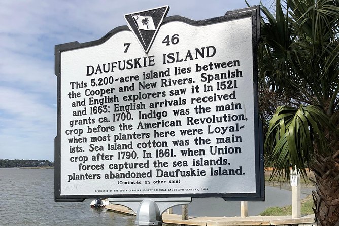 Daufuskie Island Guided History Tour from Hilton Head - Key points to know before you go