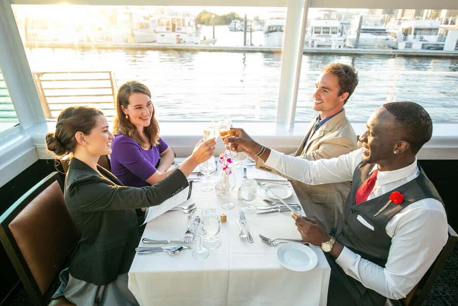 DC: City Cruises Gourmet Brunch, Lunch, or Dinner Cruise - Service, music, and the mood onboard