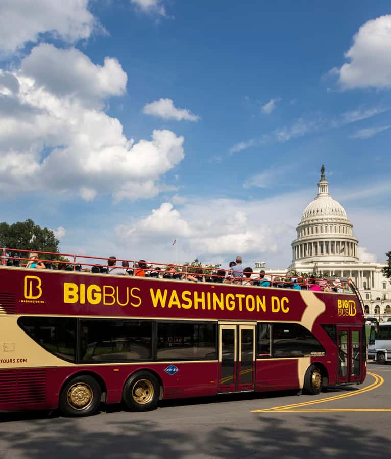 DC: Hop-on Hop-off Tour by Open-top Bus with 17 Stops - Key points to know before you go