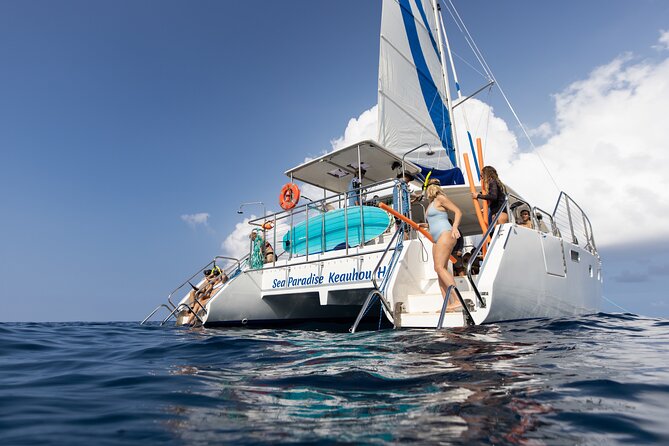Deluxe Sail & Snorkel to the Captain Cook Monument - Food, drinks, and what the $179.27 covers