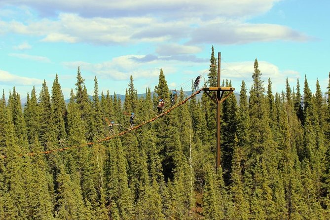 Denali Park Zipline Adventure - Safety Gear And The First Climb