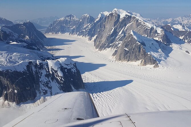 Denali Peak Sightseeing by Plane - The south side, Ruth Glacier, and the Great Gorge