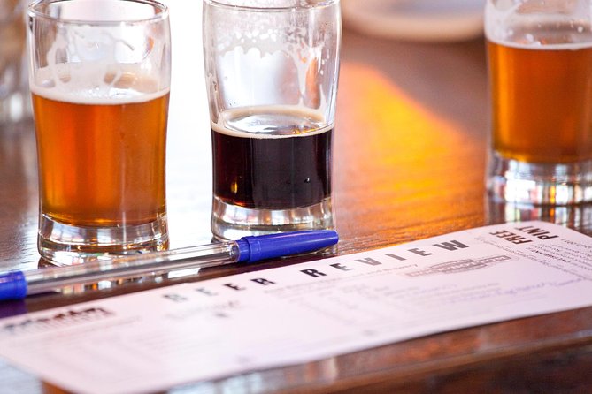 Denver Craft Beer Tour in Lower Downtown - Rock Bottom begins with a wide beer sample