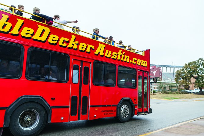 Double Decker Austin Single Loop Sightseeing Tour - Choosing between the open top and lower deck