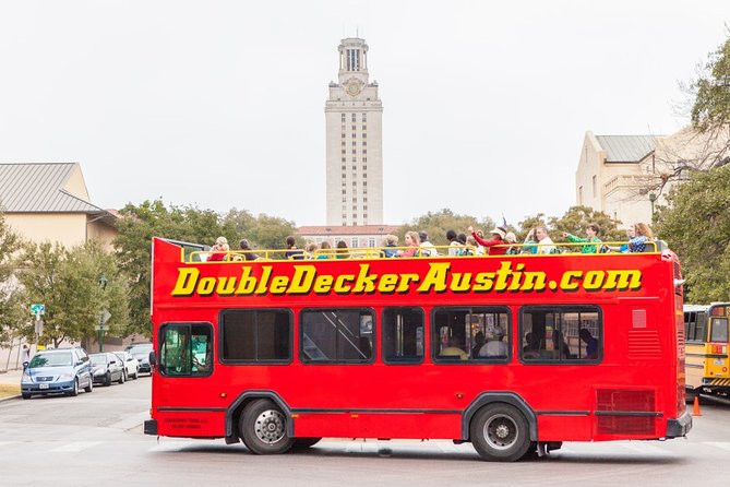Double Decker Austin Single Loop Sightseeing Tour - Congress Avenue Bridge and South Congress