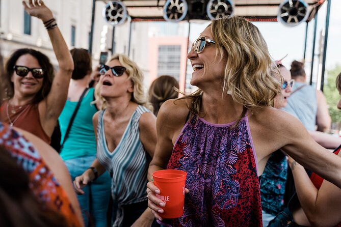 Downtown Nashville Public Party Tractor 21+ Only - The final stretch and return