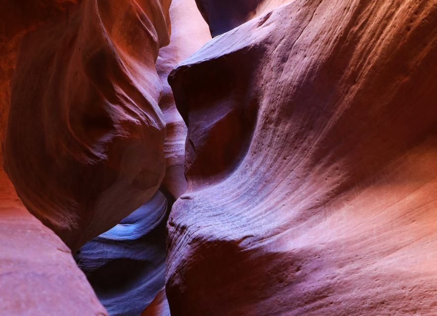 East Zion: Crimson Slot Canyon Exploration and UTV Tour - Scrambling over boulders makes this more than a walk