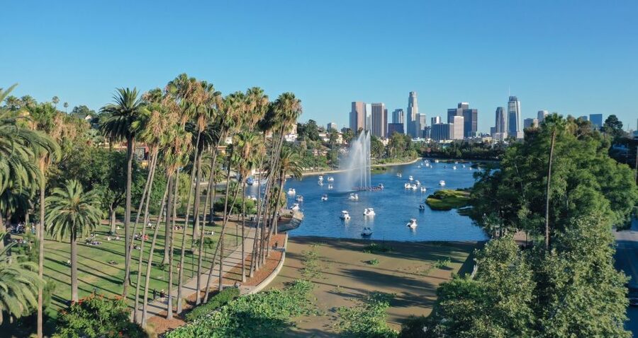 Echo Park Lake: Swan Pedal Boat Rental - Shade, comfort, and the one-hour limit