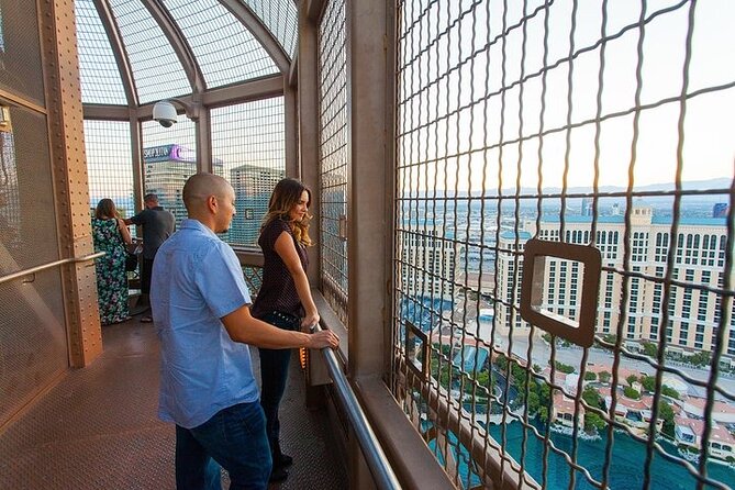 Eiffel Tower Viewing Deck Admission Ticket at Paris Las Vegas - Getting Better Photographs From the Cage