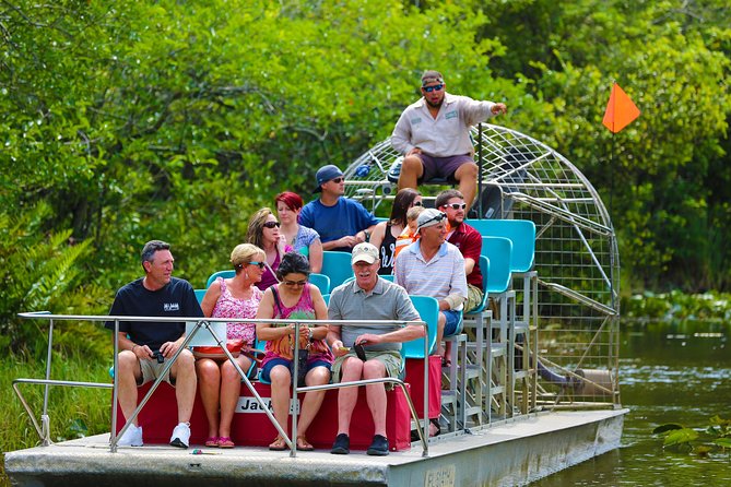 Everglades Airboat Safari Adventure with Transportation - Leaving Lincoln Road and crossing Miami