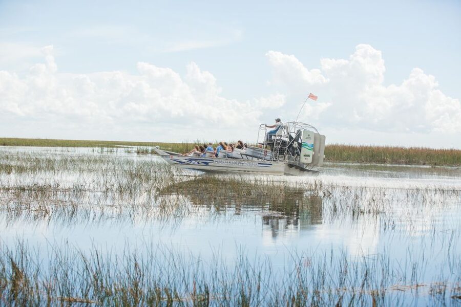 Everglades: Sawgrass Park Day Time Airboat Tour & Exhibits - Heat, noise, and the best time to visit