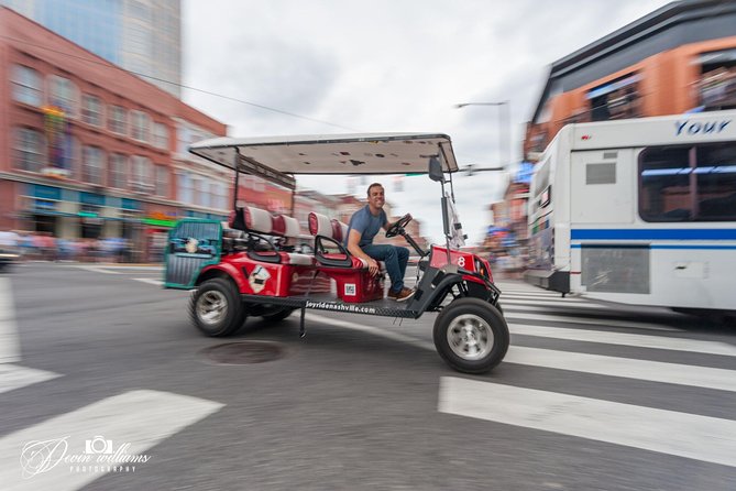 Explore the City of Nashville Sightseeing Tour by Golf Cart - A quick first look at Nashville by golf cart