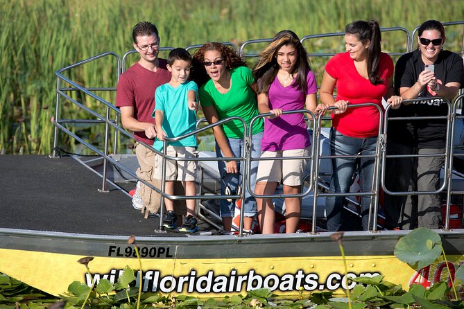 Florida Everglades Airboat Tour and Wild Florida Admission with Optional Lunch - Alligator talks and the close-up animal encounters