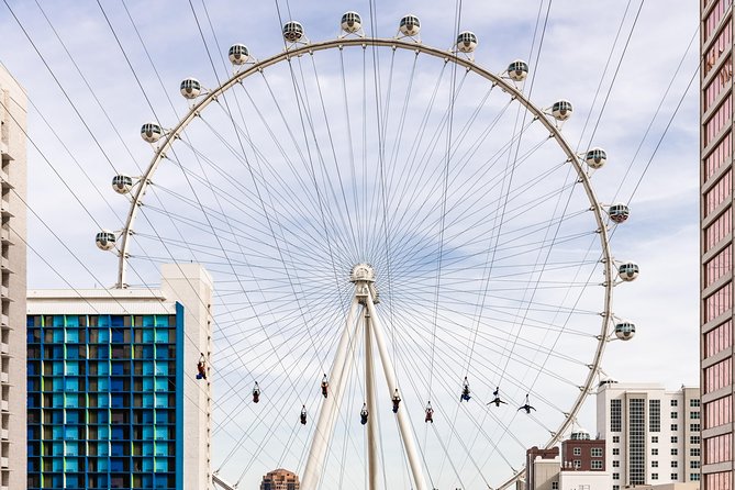 Fly LINQ Zipline at The LINQ Promenade in Las Vegas - Starting at the Fly LINQ tower