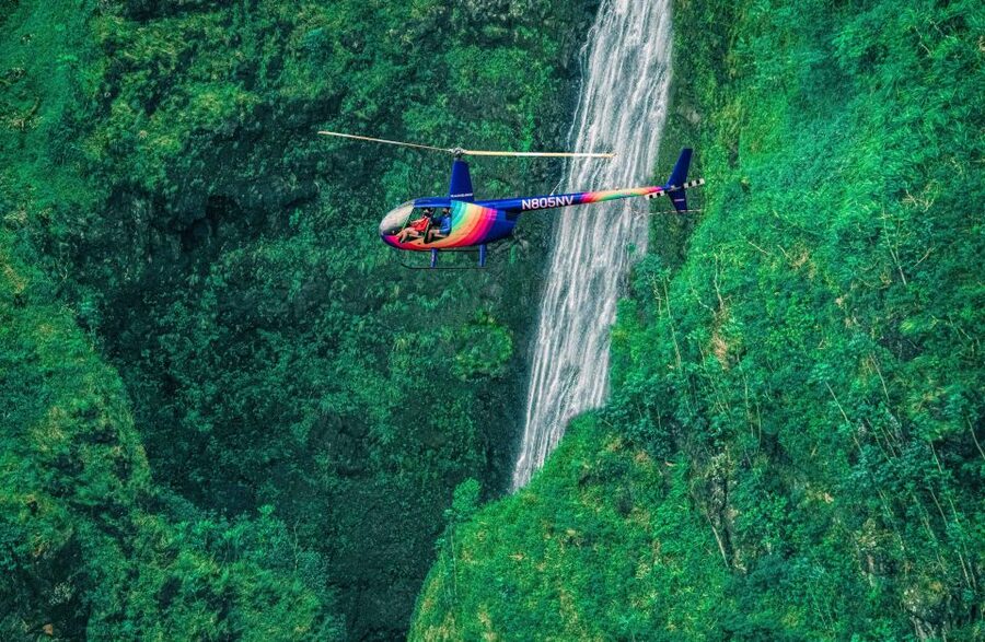 From Honolulu: Oahu 60min Helicopter Tour with Doors Off/On - North Shore, Banzai Pipeline, and Waimea Bay