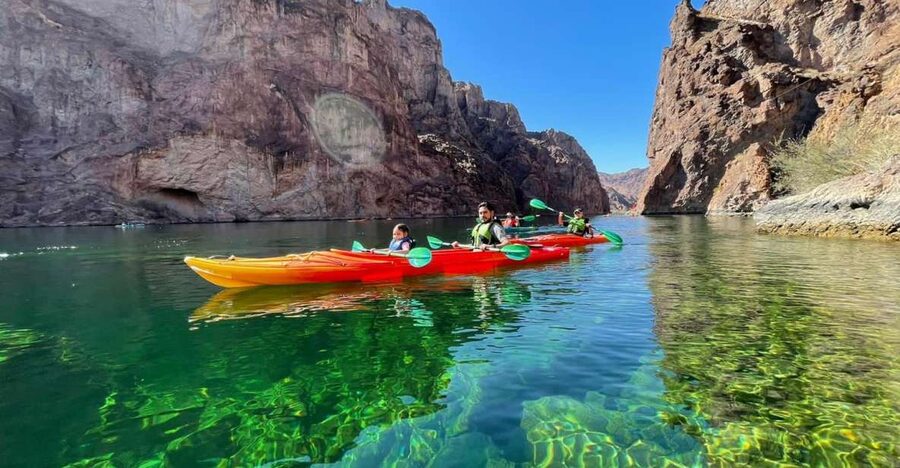 From Las Vegas: Emerald Cave Guided Kayak Tour with Shuttle - Getting started at Willow Beach