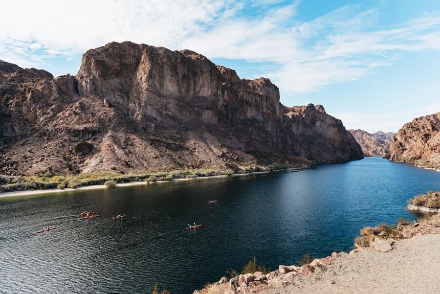 From Las Vegas: Emerald Cave Guided Kayaking Tour - Wildlife and desert scenery along the Colorado River
