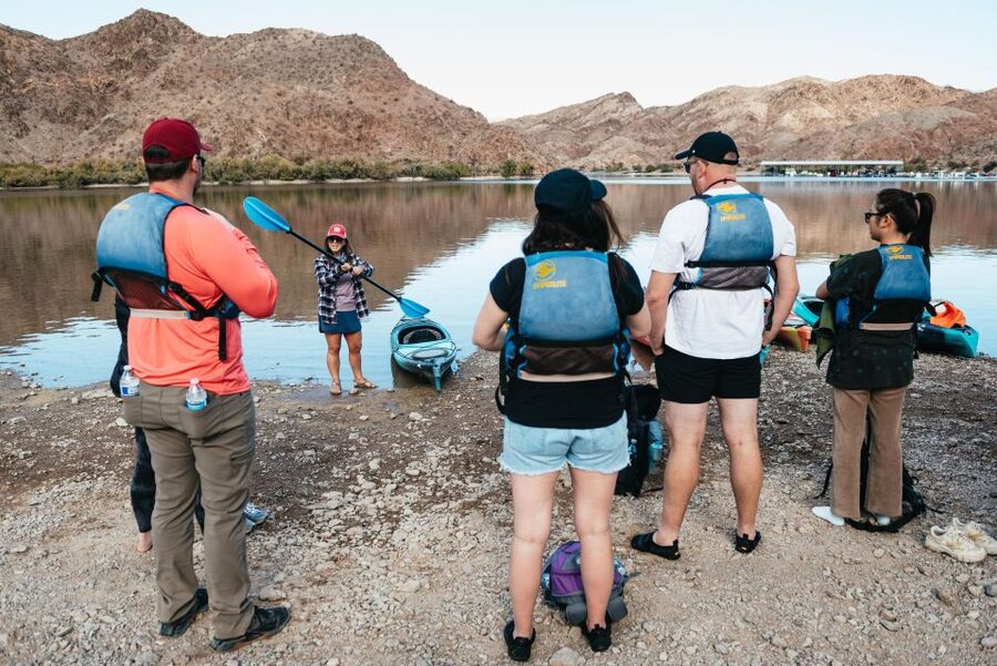 From Las Vegas: Emerald Cave Guided Kayaking Tour - The Emerald Cave photo stop